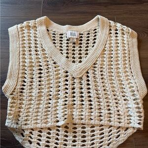 Urban Outfitters Cream V-Neck Sweater